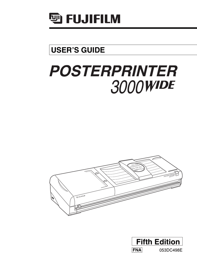 ProImage XL3000 PosterPrinter User's 