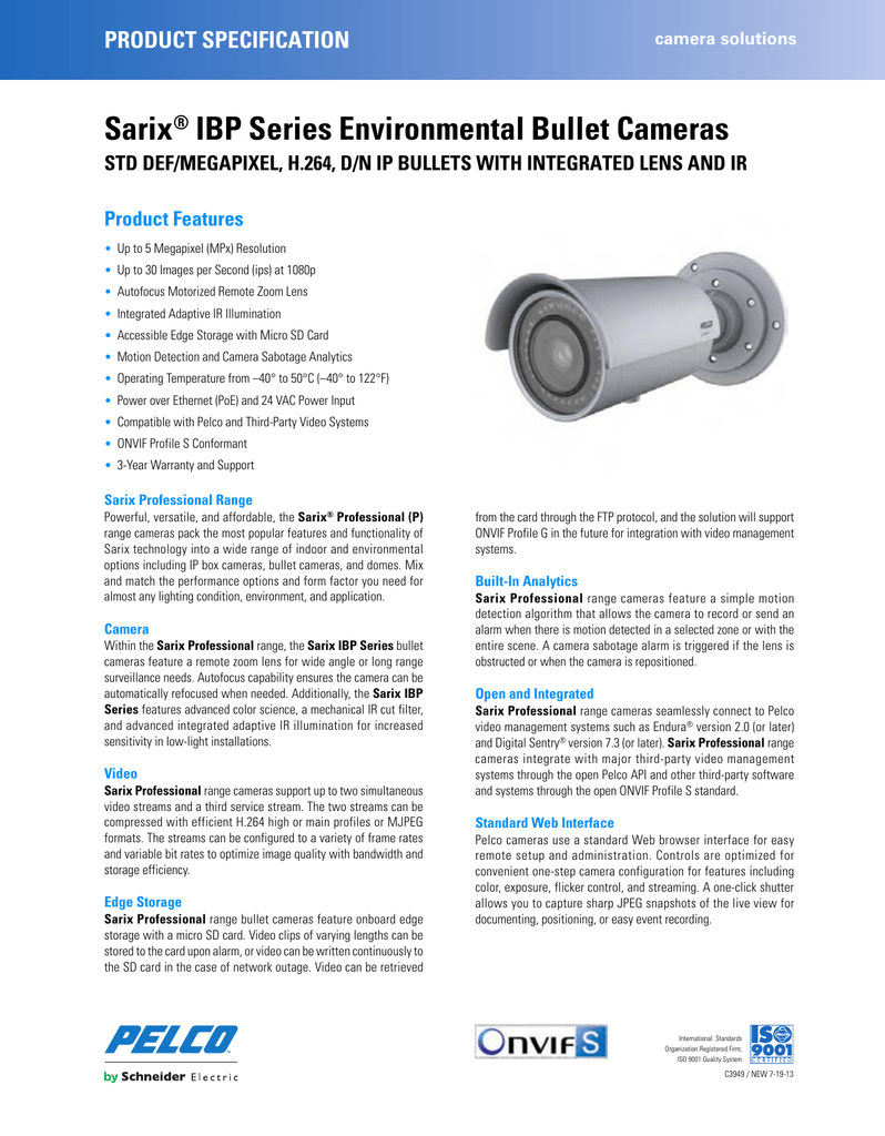 PELCO SARIX IBP219-ER IP CAMERA TREIBER WINDOWS 7 PELCO SARIX IBP219-ER IP CAMERA WINDOWS XP DRIVER DOWNLOAD
