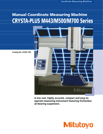 Crysta Plus M443 M500 M700 Manualzz