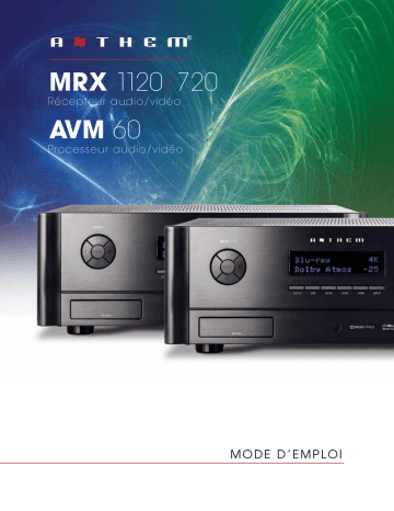 Anthem AVM 60, MRX 720, MRX 1120 Manual | Manualzz