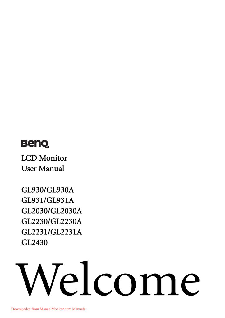 BENQ GL931 DRIVER DOWNLOAD DRIVERS BENQ GL931