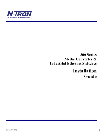 Installation Guide 300 Series Media Converter & | Manualzz