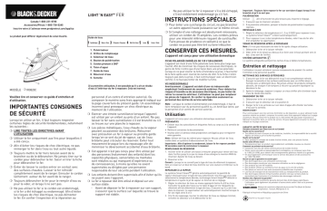 User manual Black & Decker HM5000 (English - 20 pages)