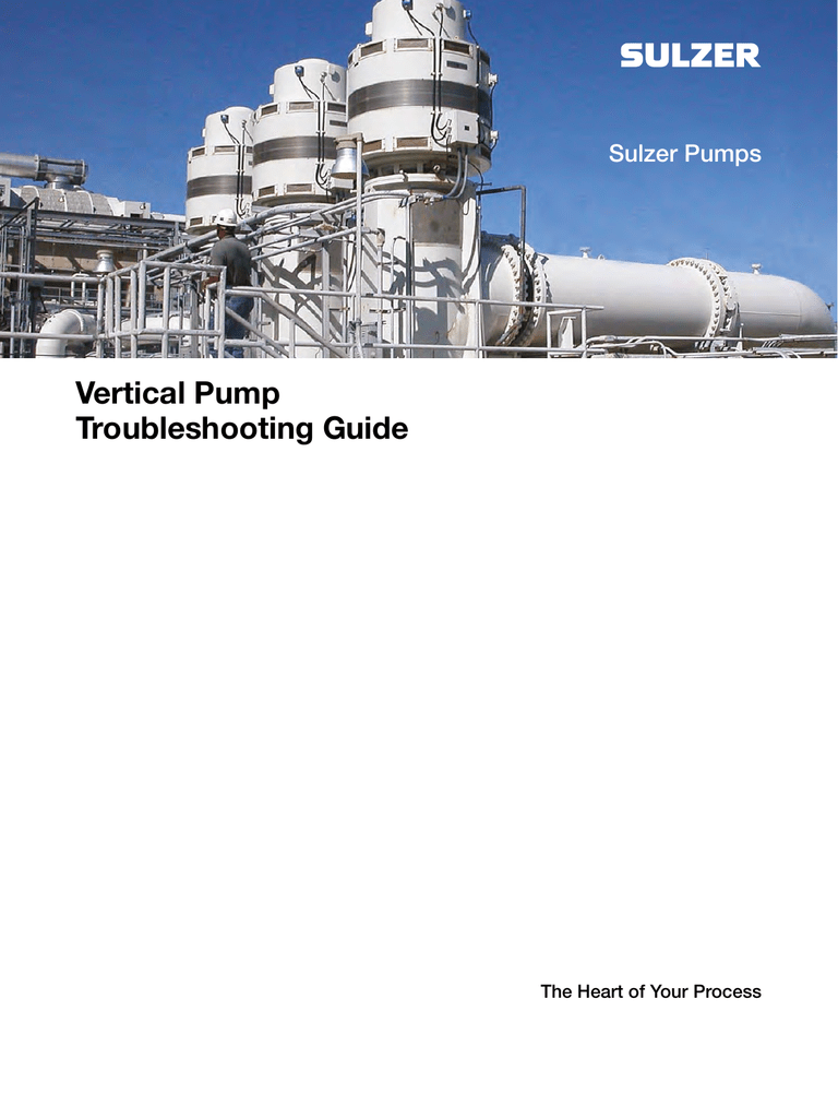 Vertical Pump Troubleshooting Guide Manualzz