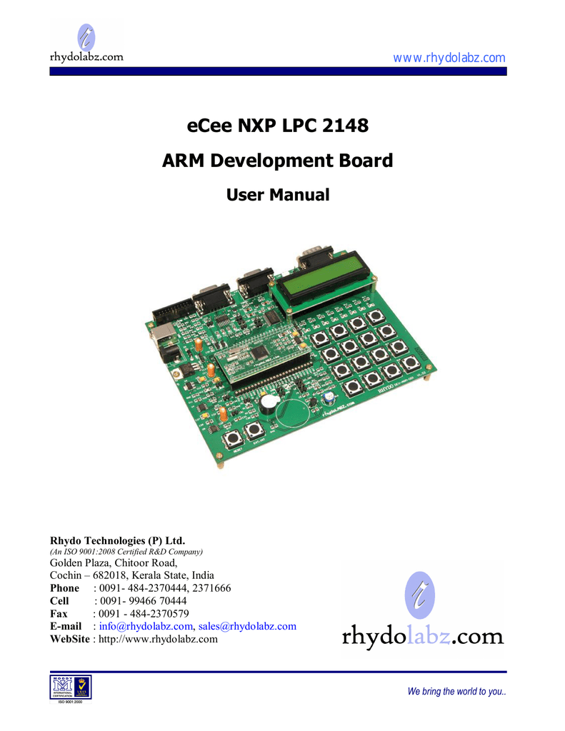 Ecee Nxp Lpc 2148 Arm Development Board User Manual Manualzz