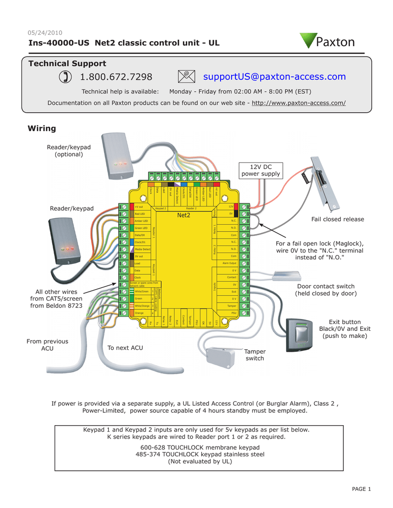 Push To Exit Button Wiring Diagram from s1.manualzz.com