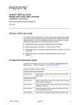 Paradyne ATM Line Cards 8335, 8355, 8365, 8385 Installation Instructions