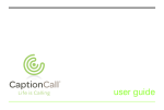 CaptionCall phone User Guide