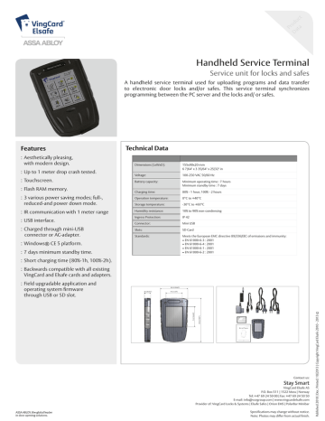 Handheld Service Terminal_TS_English_Oct13 | Manualzz