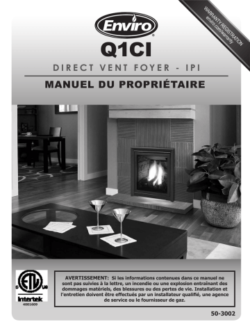 C-14479 Instruction Q1CI Owners Manual (French) | Manualzz