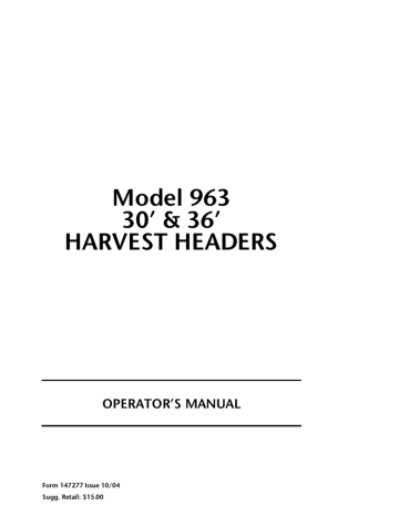 Macdon 963 Harvest Draper Headers For Sp Windrower Operators Manual Manualzz Macdon 963 Harvest Draper Headers For Sp Windrower Operators Manual Manualzz