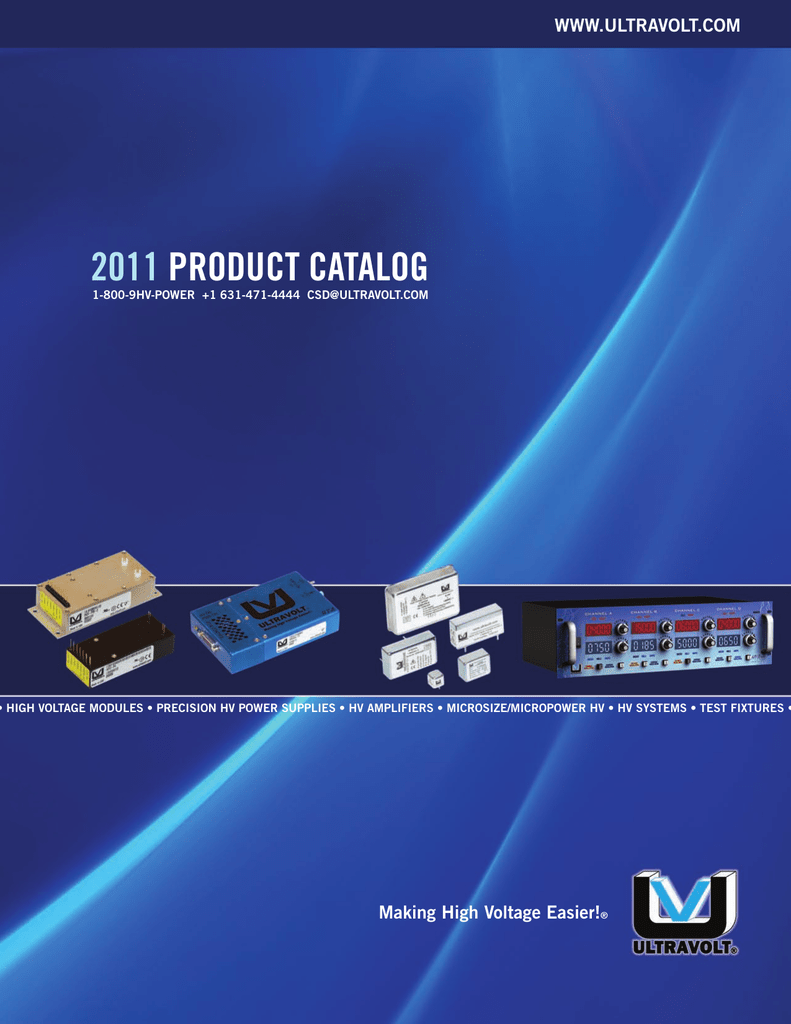 Ultravolt 2E24-N20-10PPM-SHV-5KV Non-Isolated DC-DC Converters