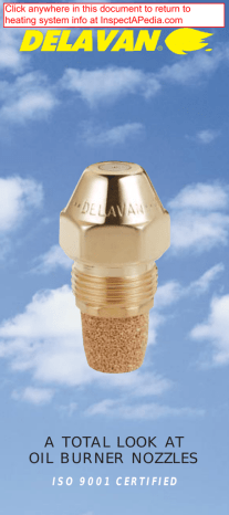 Universal Solid Cone B Replacement Oil Nozzle 1.35 GPH 80 Degree Spray 