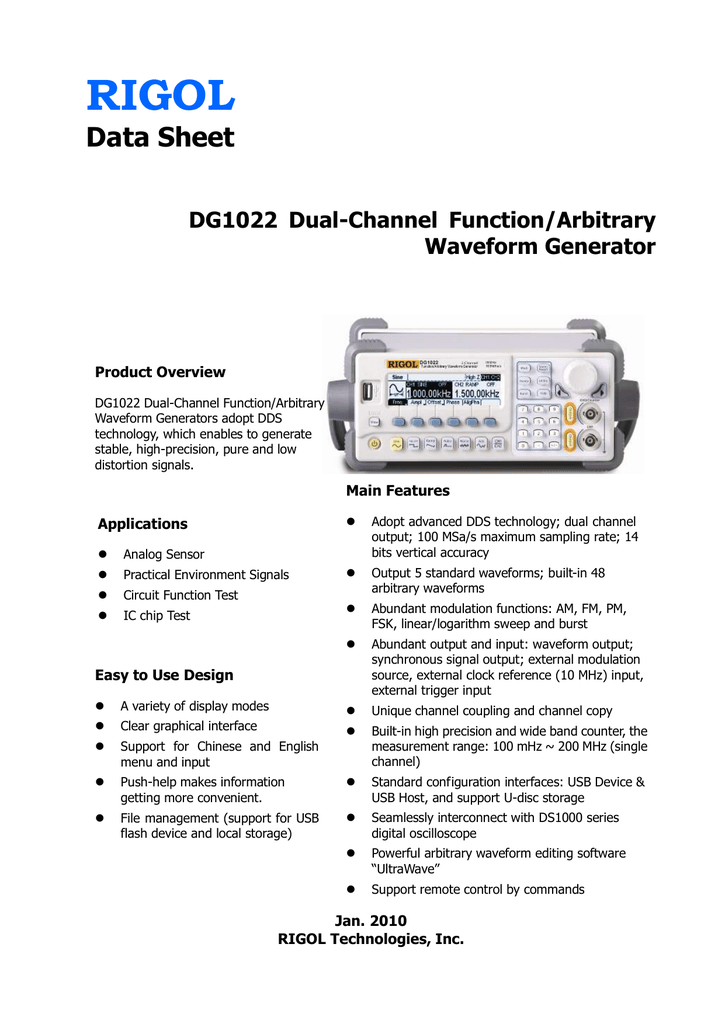 DG1022 DataSheet EN | Manualzz