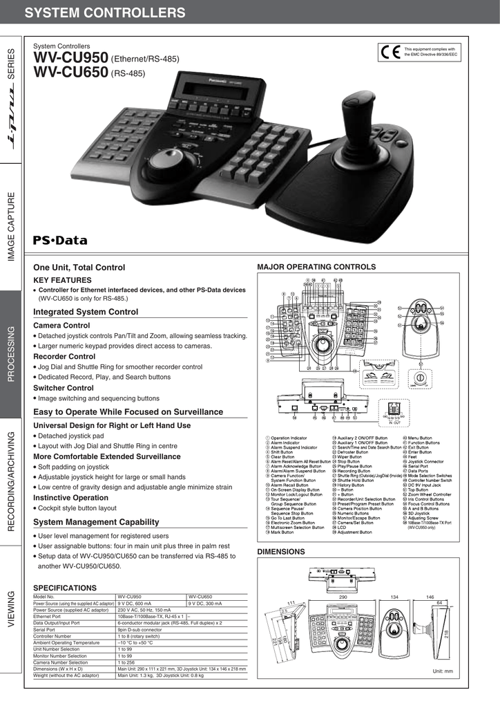 Wv Cu950 Wv Cu650 System Controllers Series Manualzz