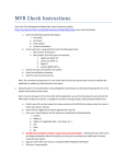 MVR Check Instructions