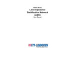 Line Impedance Stabilization Network 3625 3625/2 User Manual