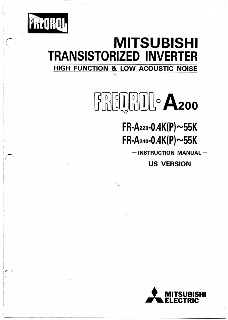 Fr A220 Fr A240 Instruction Manual Us Version Rukovodstva English Manualzz
