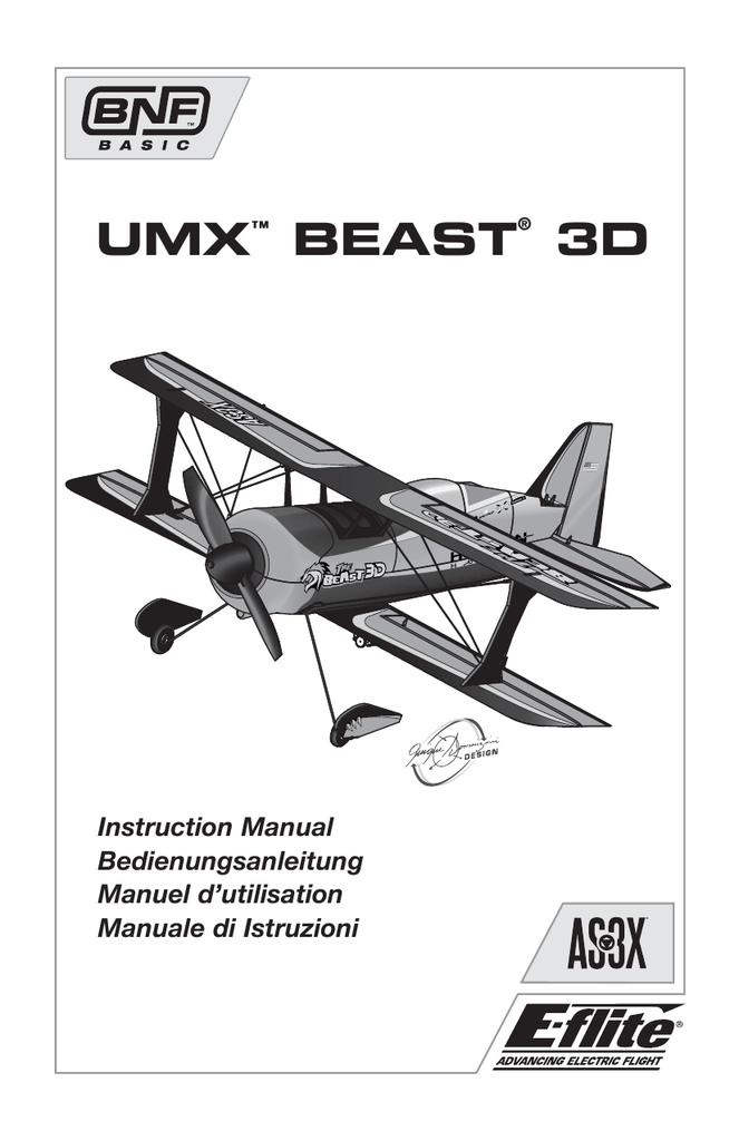 E-flite Canopy Hatch UMX Beast 3D EFLU4863