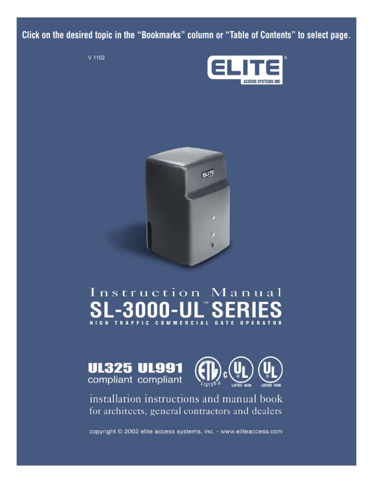 Liftmaster Gate Opener Installation Manual