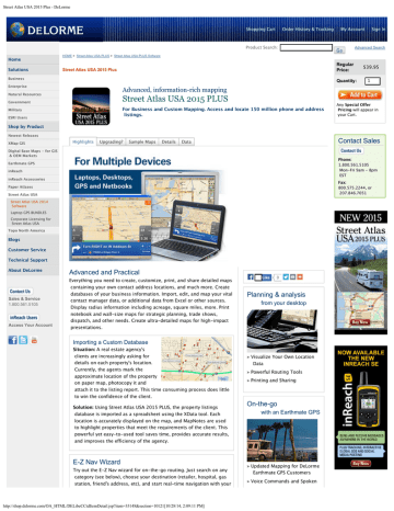 how to use white pages in street atlas 2015