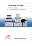 RITAR Valve Regulated Lead-Acid Battery  RA 12-100 Technical Manual