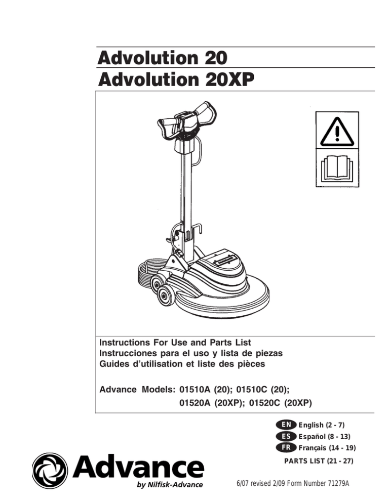 ADVOLUTION 20-20XP | Manualzz