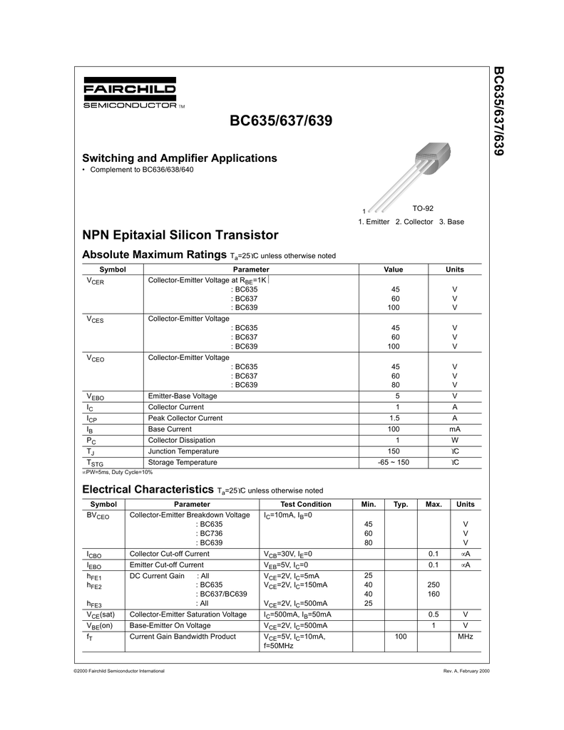 9012 transistor datasheet pdf