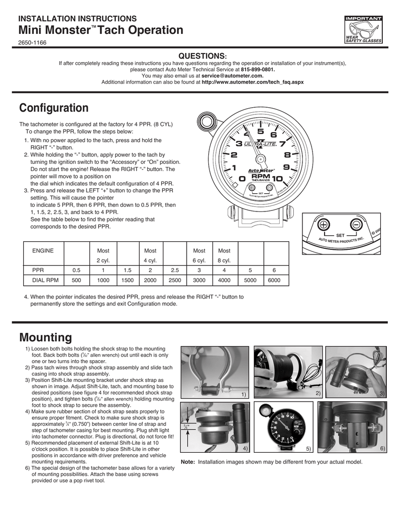 Mini Monster Tach Operation Installation Instructions Questions Manualzz Mini Monster Tach Operation Installation Instructions Questions Manualzz