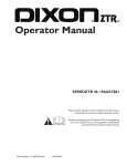 Dixon SPEEDZTR 46 Operator Manual