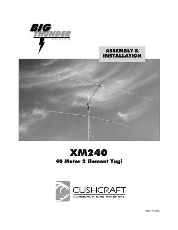CUSHCRAFT XM-240 Antenna manual | Manualzz