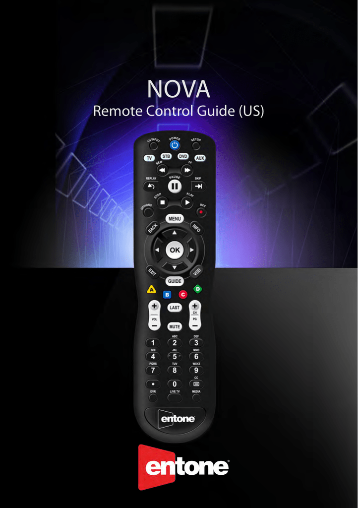 Entone Nova URC 4031 Remote Control Manualzz