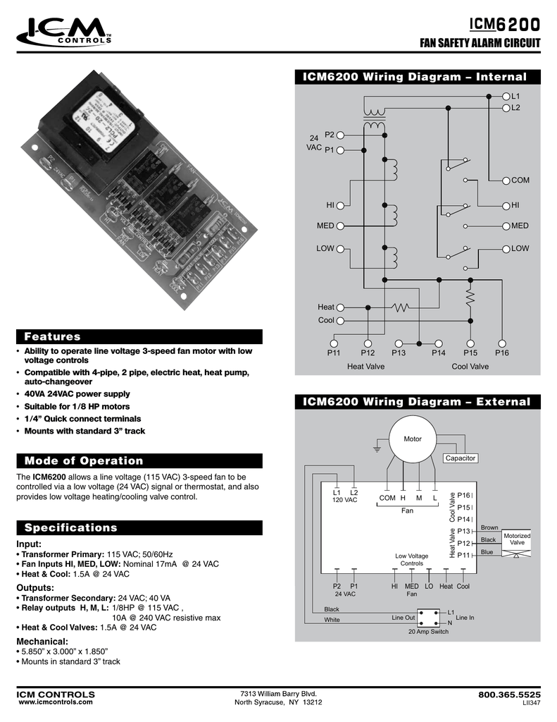 6200 Icm Fan Safety Alarm Circuit