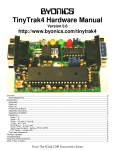 BYONICS TinyTrak4 Hardware manual
