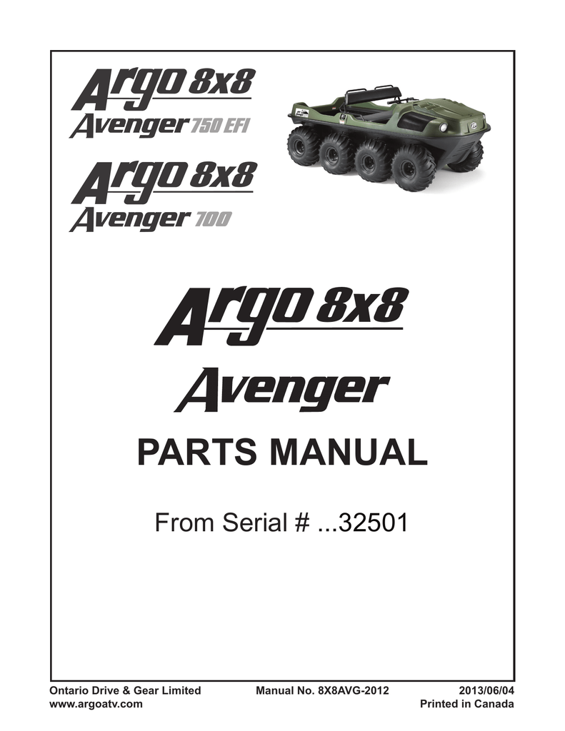 8x8 Avenger Parts Manual Manualzz