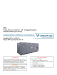 VHC VHC-36, VHC-42, VHC-50 Installation, Operation and Maintenance Instructions Manual