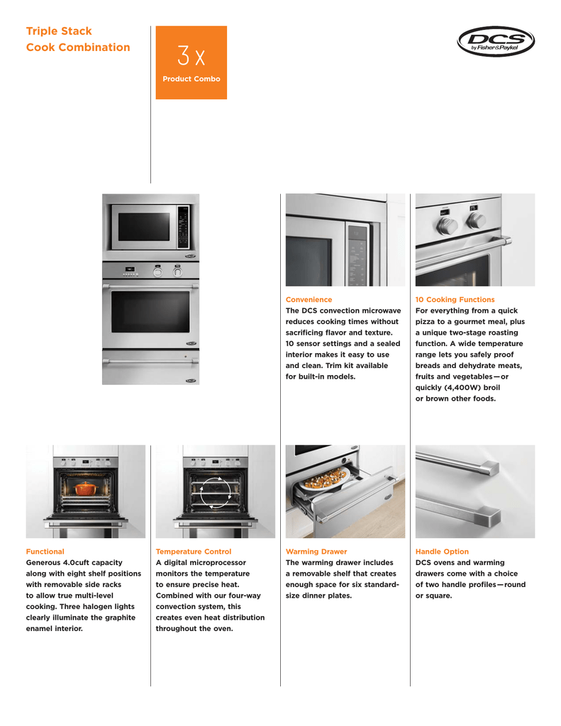 This Link Will Take You To View Product Flyer Dcs Triple Stack Ovens Manualzz