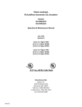 NuAire CO2 Incubator Operation &amp; Maintenance Manual