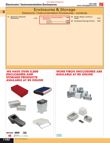 RND Components Plastic enclosure 80 x 150 x 50 mm Grey ABS High-Impact IP54 
