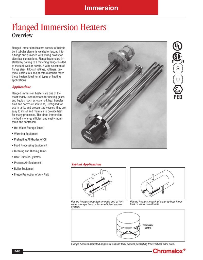 CX - Flange Heater