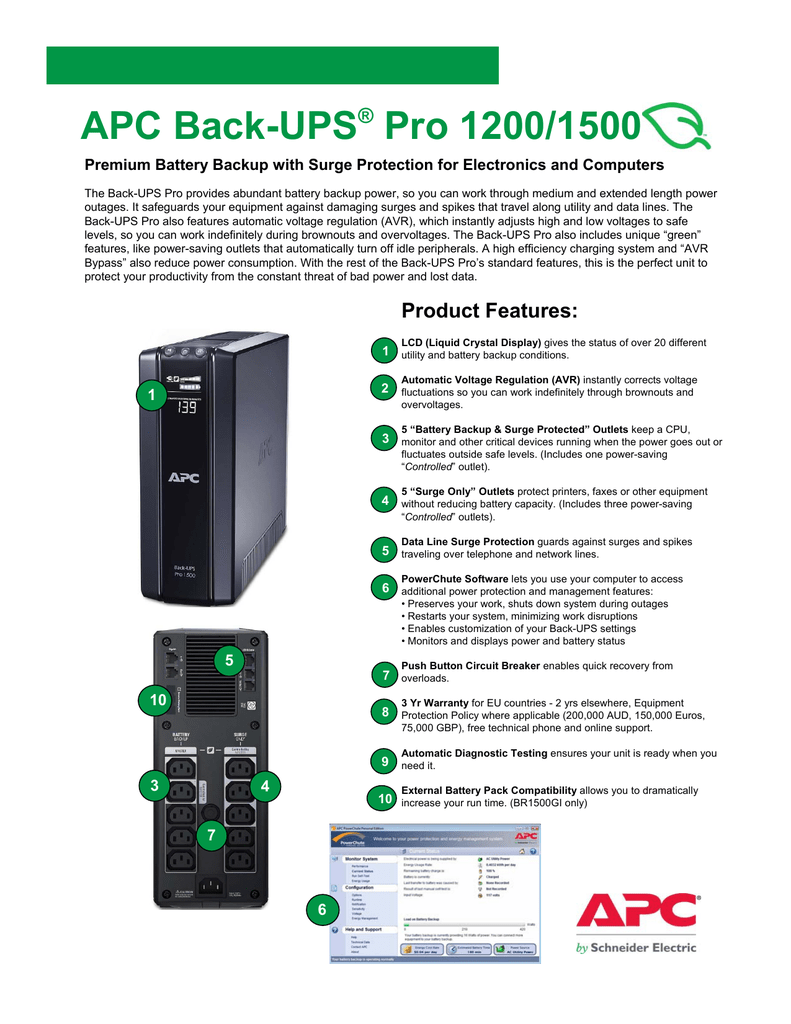 Apc pro 1200 схема