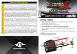 Castle Creations Mamba Monster X Quick Start Guide