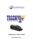 LandAirSea Tracking Key II User's Guide