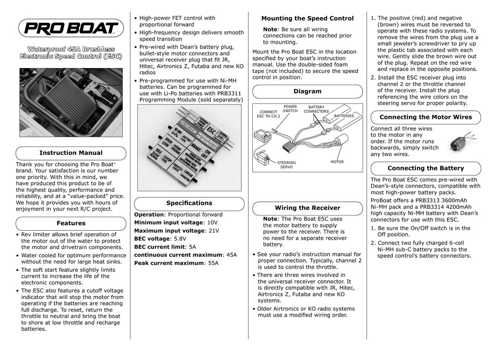 proboat esc