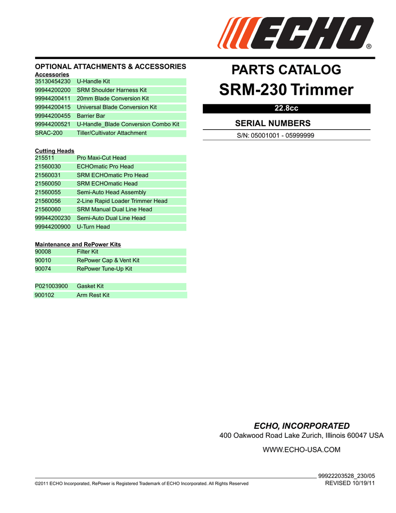 28 Echo Srm 230 Parts Diagram - Wiring Database 2020