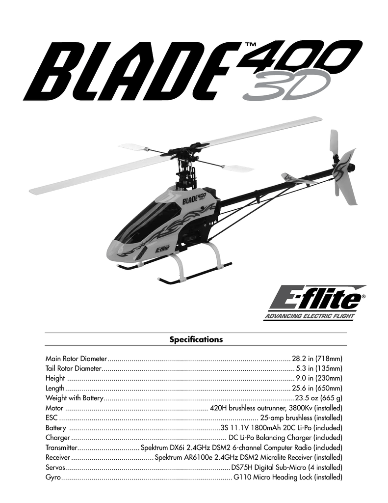 E-Flite B400 Tail Boom Brace Support Set EFLH1461 for sale online