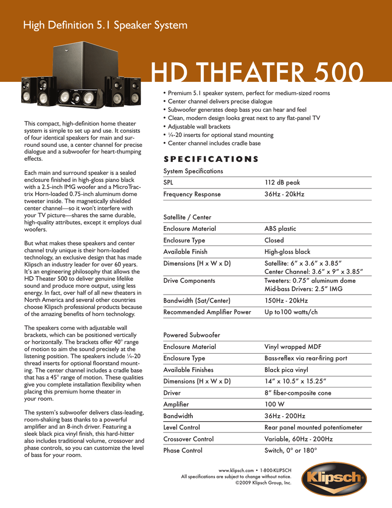 hd theater 500