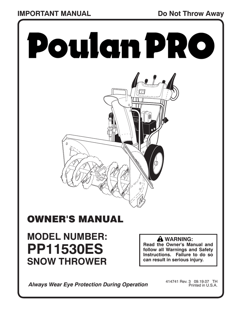 Husqvarna ST 224, ST 230P, ST 227P User manual | Manualzz