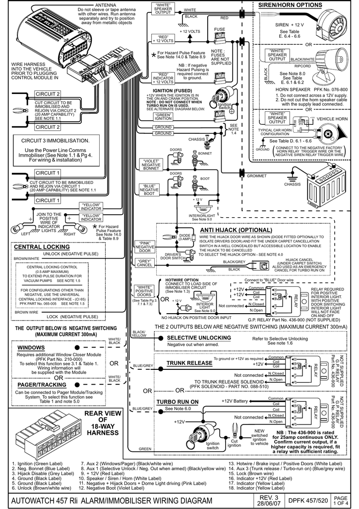 Auto Watch Immobiliser Wiring Diagram - Wiring Diagram Schema