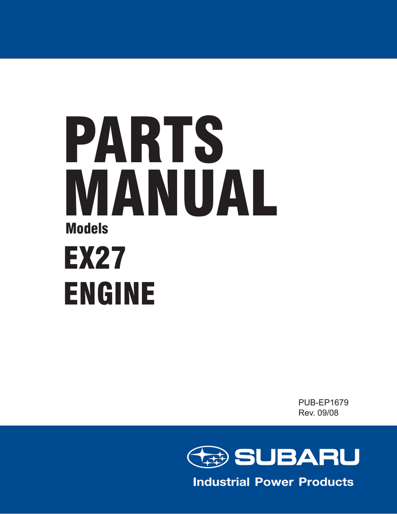 Subaru Engine Parts Diagram